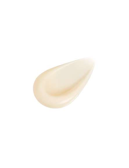 A photo of a jar of RESTORATIVE CREAM SUPREME
						featuring a metallic gold-to-silver gradient, shown with the lid off and a
						swirl of cream visible. SIZE: 50mL